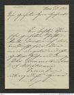 Nachlass Franz Steindachner, Brief von Alfred Weidholz an Franz Steindachner (05.08.1912), Inv.Nr. 581.01, Seite 1